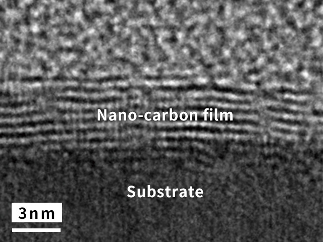 Synthesis of nano-carbon film on the surface of the connecting component